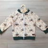 Bluza bawełniana handmade Traktor na wsi z zielenią Bluza bawełniana handmade Traktor na wsi z zielenią