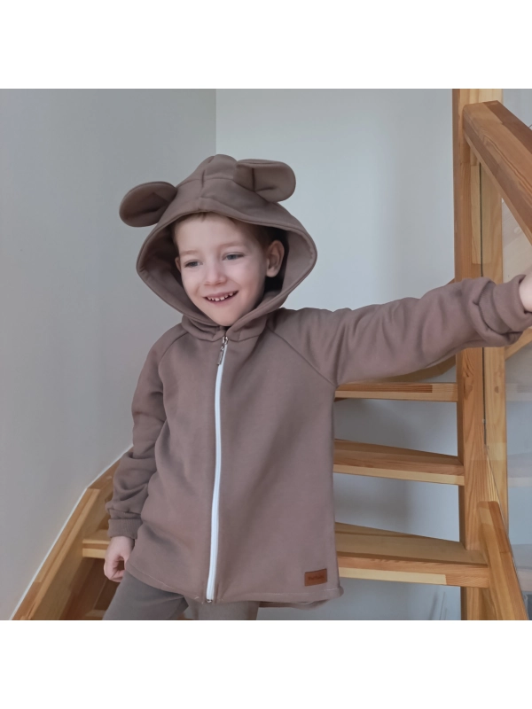 Bluza jak kurteczka - Słony karmel