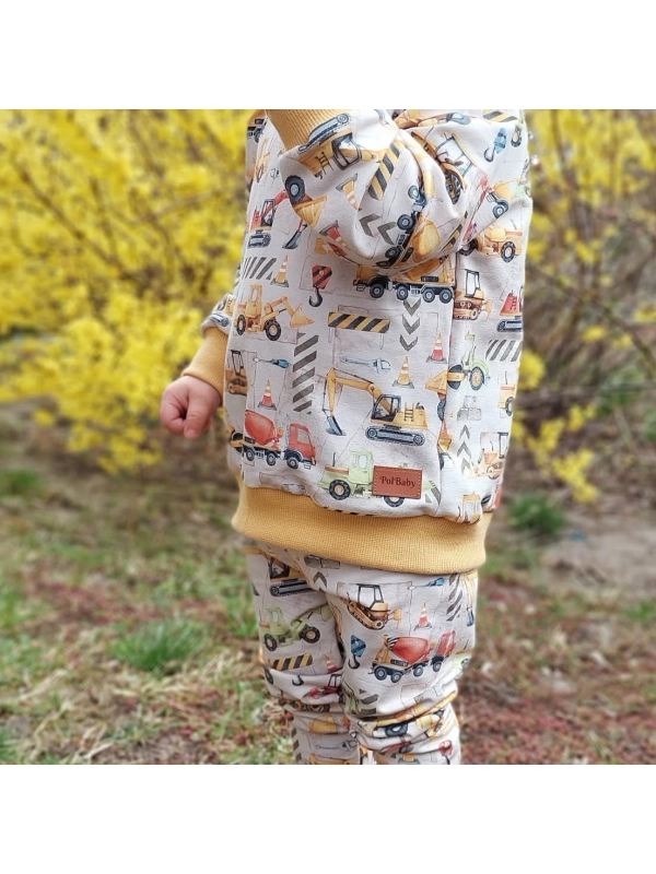 Pojazdy budowy - bluza klasyczna Pojazdy budowy - bluza klasyczna