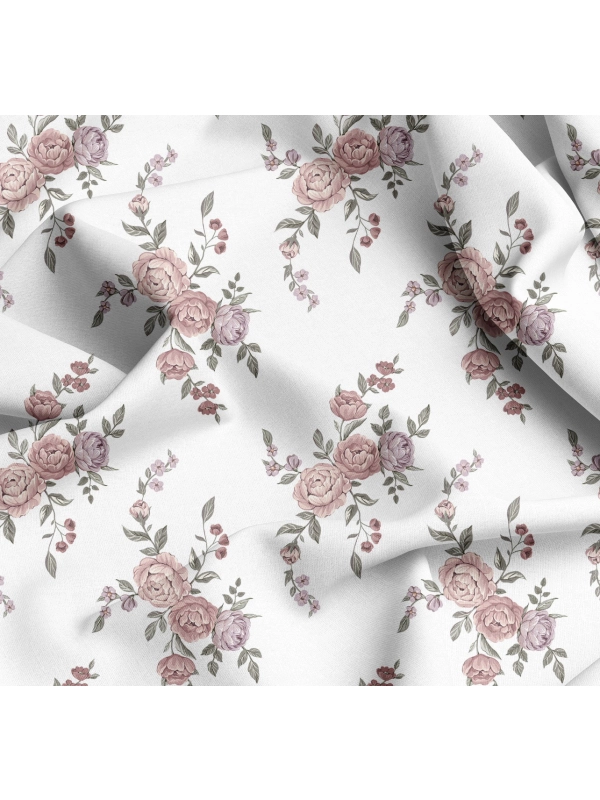 Peony biel - klasyczna bluza