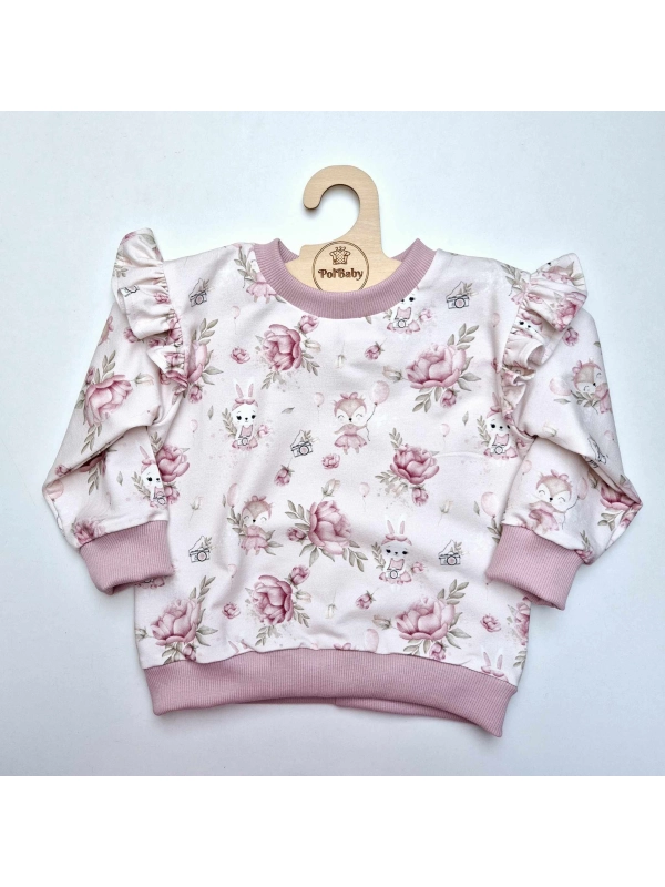 Bluza bunny flowers