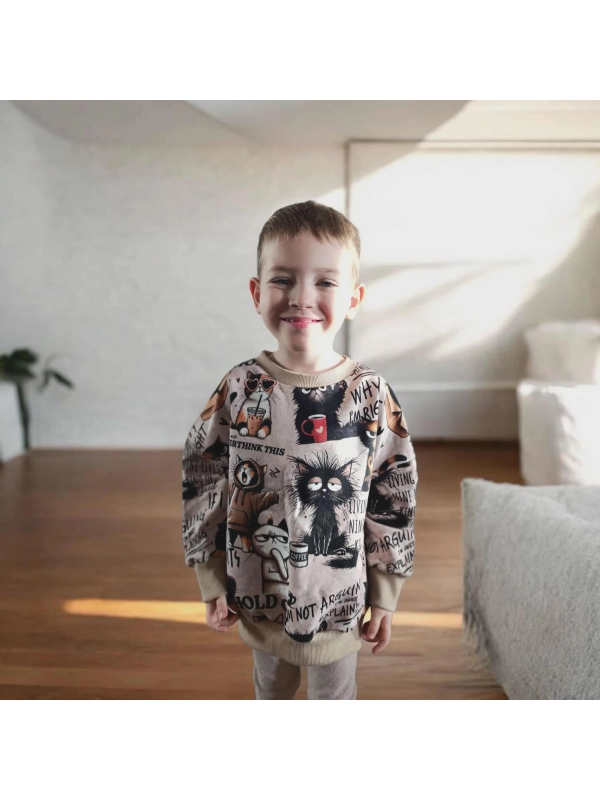 Bluza Magic - oversize różne wzory