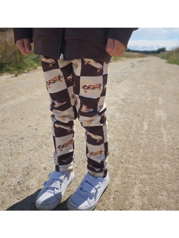 Leginsy wzór cool boy