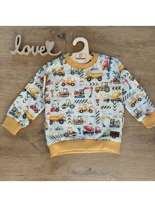 Pojazdy budowy - bluza klasyczna