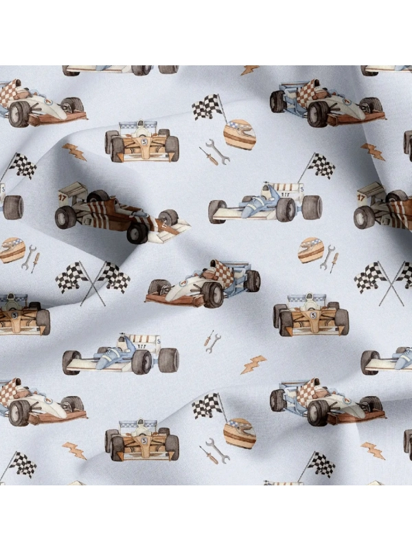 Wyścigówki blue - bluza klasyczna Wyścigówki blue - bluza klasyczna