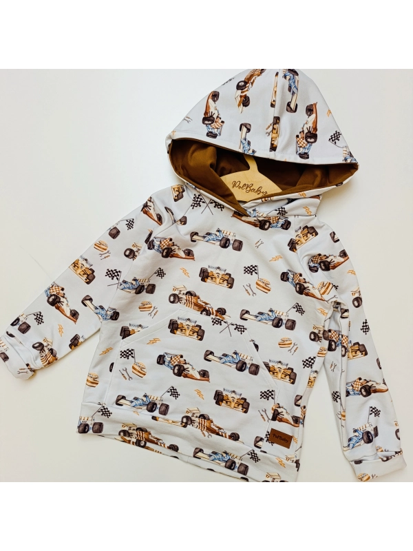 Wyścigówki blue - bluza klasyczna r.116