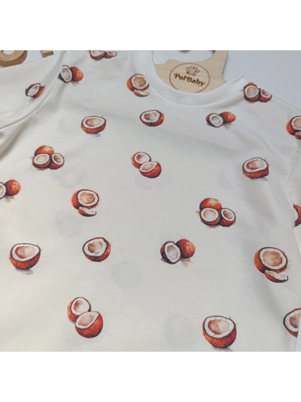 Bluzka na krótki rękaw - kokoski white