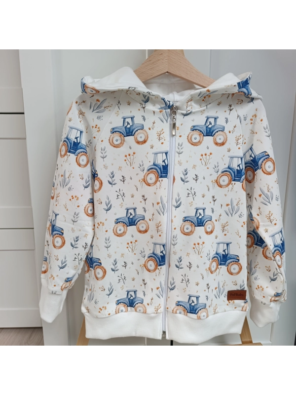 Bluza bawełniana Traktor blue