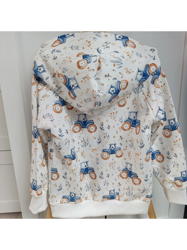 Bluza bawełniana Traktor blue