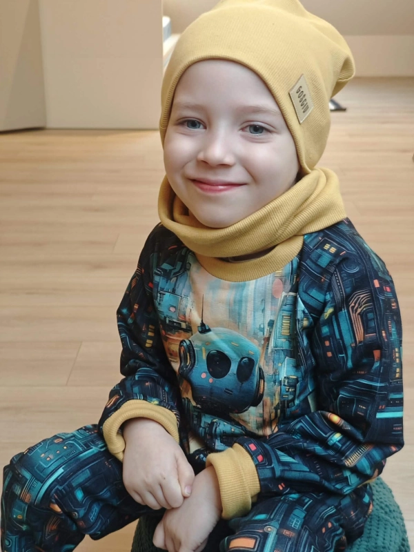 Cybercity - Bluza z panelu z wzorem