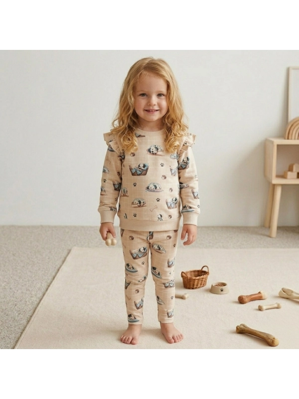 Słodkie dalmatyńczyki - bawełniana bluza klasyczna