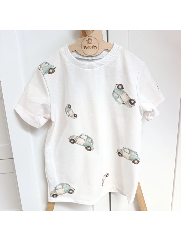 Bluzka na krótki rękaw - cars