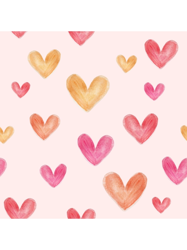 Bluza baskinka Pink hearts