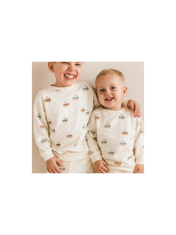 Retro cars - bluza klasyczna