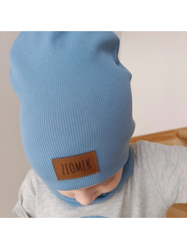 Komplet czapka i komin - kolor ocean