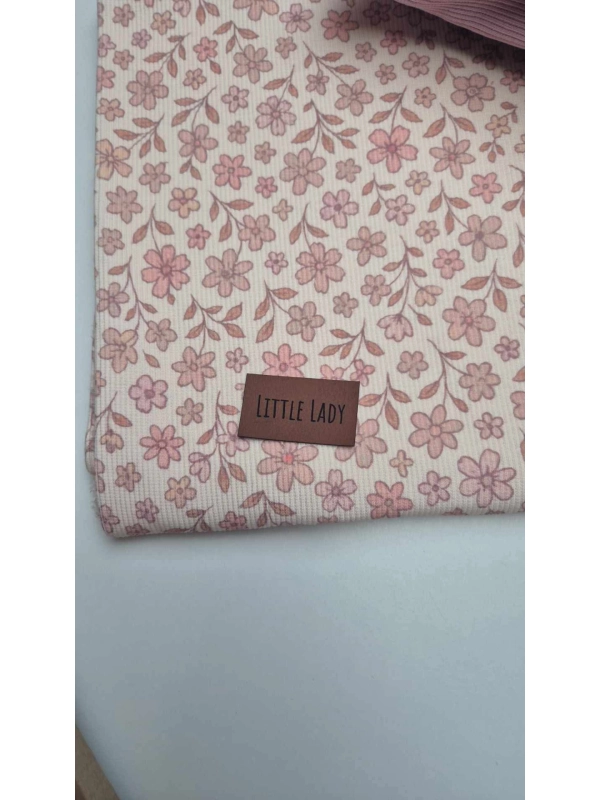 Bawełniana czapka beanie i komin prążkowany dla dziecka - Balerina soft pink Bawełniana czapka beanie i komin prążkowany dla dziecka - Balerina soft pink