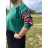 Bluza Magic - oversize - wiejski ogród