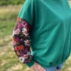 Bluza Magic - oversize - wiejski ogród