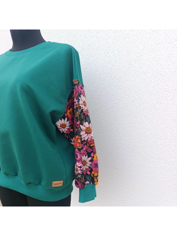 Bluza Magic - oversize - wiejski ogród