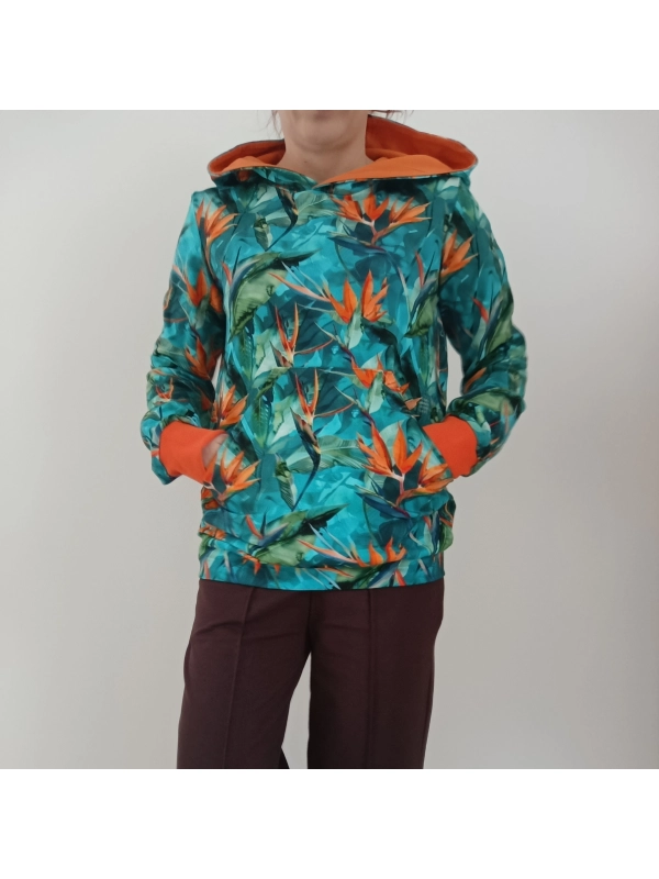 Bluza damska wzór Strelicje turkus