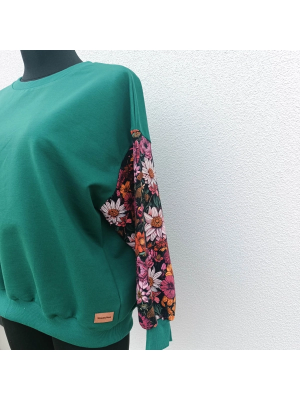 Bluza Magic - oversize - wiejski ogród