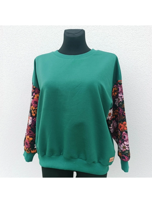 Bluza Magic - oversize - wiejski ogród