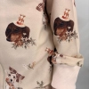 Pieski w kapeluszach - bluza bawełniana handmade