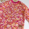 Power flower pink - klasyczna bluza