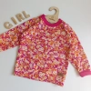 Power flower pink - klasyczna bluza