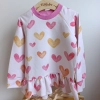 Bluza baskinka Pink hearts