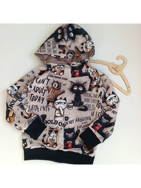 Szalone koty - Bluza klasyczna Szalone koty - Bluza klasyczna