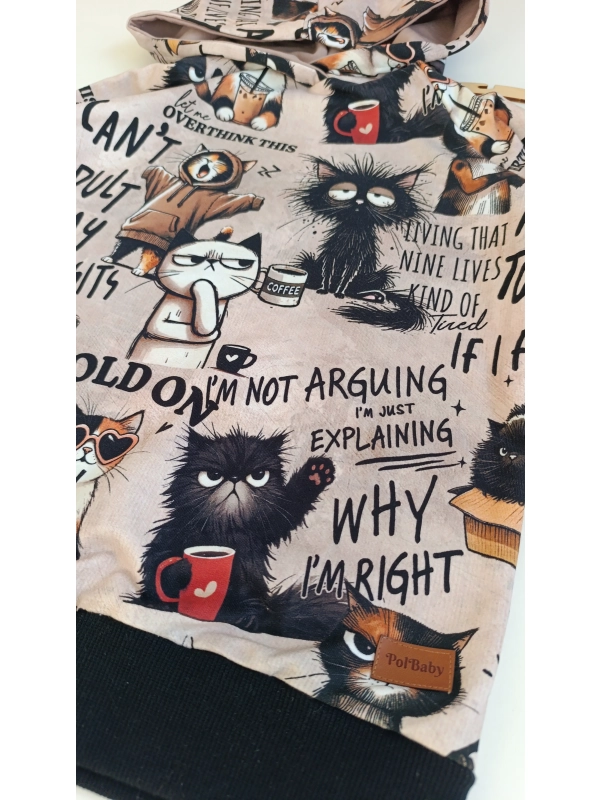 Szalone koty - Bluza klasyczna Szalone koty - Bluza klasyczna