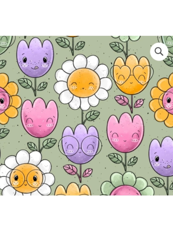 Happy flowers - komplet bluza+legginsy