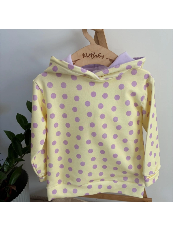 Bawełniana bluza Kropki Bawełniana bluza Kropki