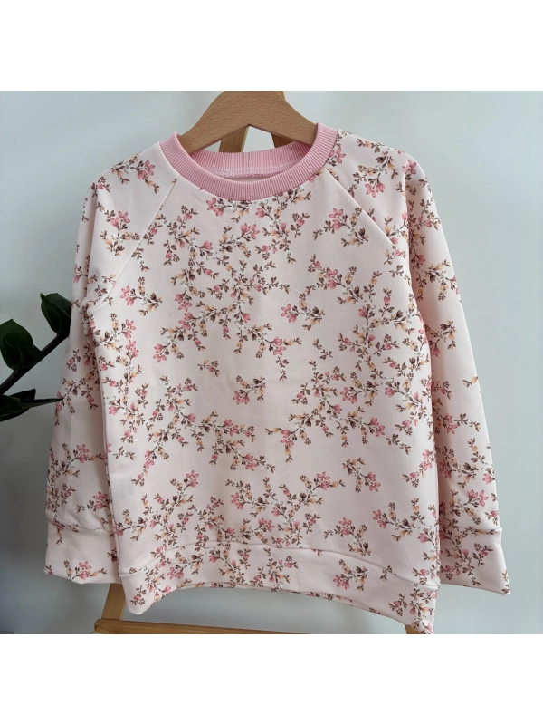 Małe kwiatki - bluza bawełniana