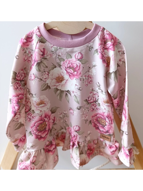 Bluza baskinka Piwonie