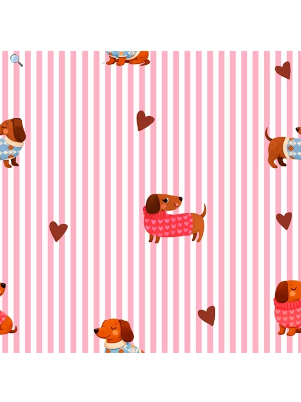 Komplet na lato kochajace jamniki