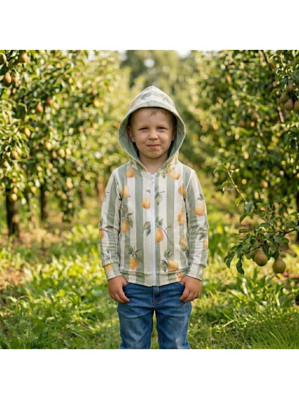 Gruszki na paskach bawełniana bluza