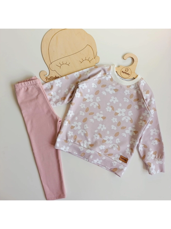 Kwiaty - komplet z legginsami r 92
