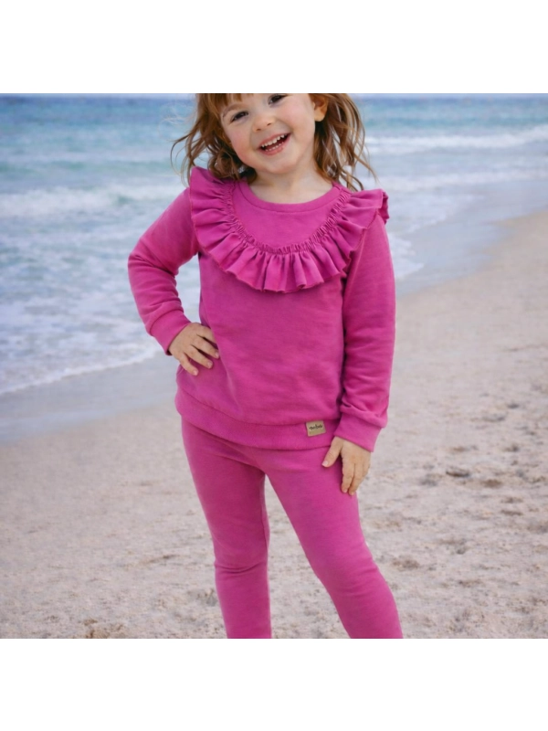 Amarant - zestaw z falbanką