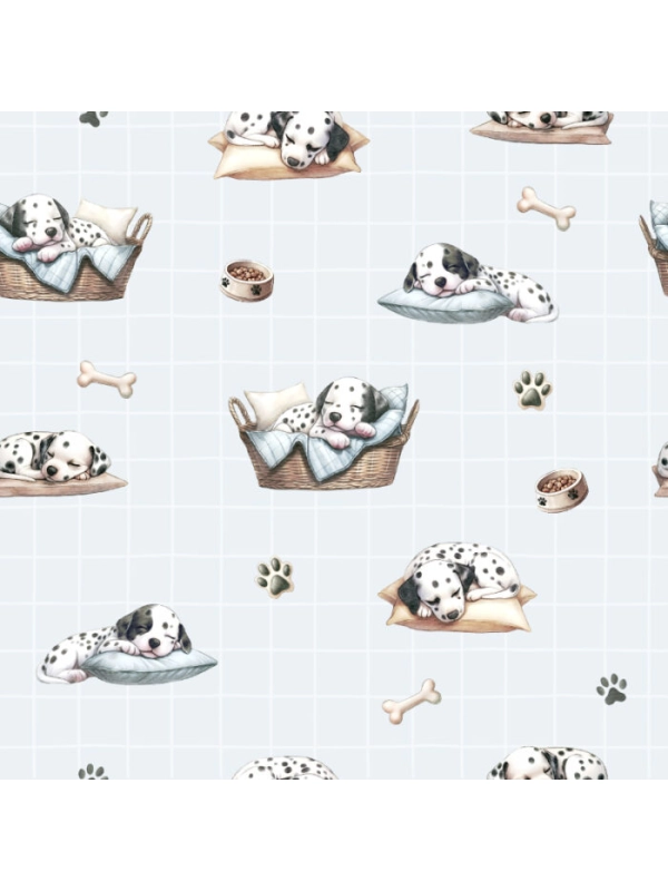 Słodkie dalmatyńczyki - bawełniana bluza klasyczna